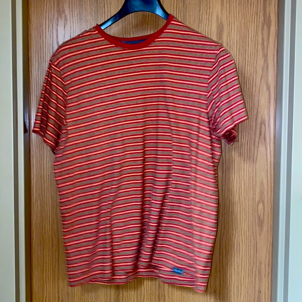 Eddie Bauer soft texture striped T-shirt